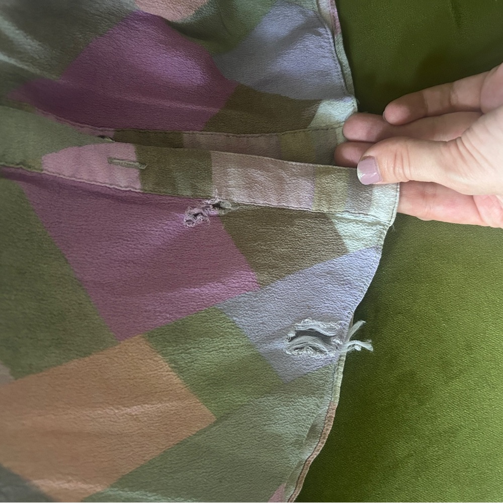 Mara Hoffman Geometric Print Maxi Dress in Gray, Purple and Pink - Picture 5 of 6